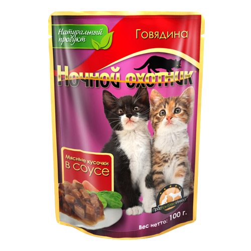 «Ночной охотник» - консервированный корм для котят